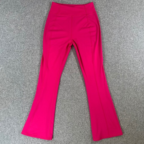 Athletic Works Pants - Athletic Works Womens XL Pink Flare Yoga Pant Crossover Waist Activewear Legging